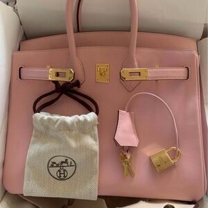 Pink Hermes Handbag